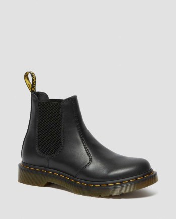 Dr Martens 2976 Wanama Leather Chelsea Cizmy Damske Čierne | 7806-BEIYP